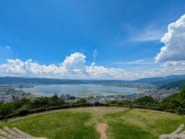 【聖地巡礼】「君の名は。」糸守湖のモデル！諏訪湖を一望出来る「立石公園」
